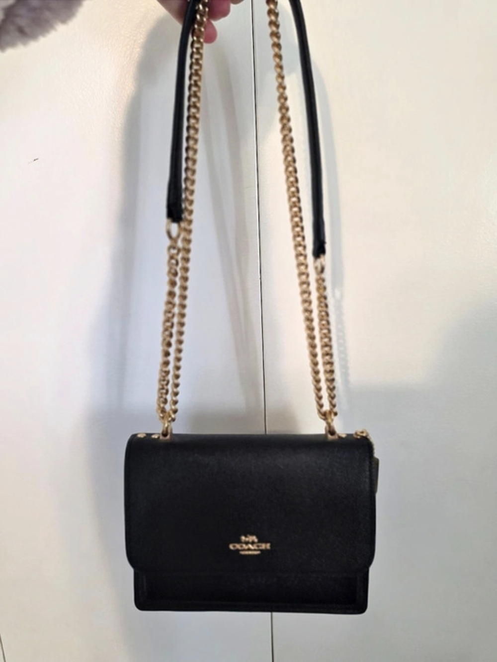 Coach Klare Crossbody Bag Black Chain Strap